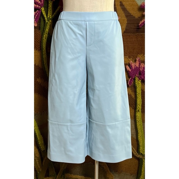 Anthropologie Faux Leather Cropped Pants XS - Picture 6 of 12